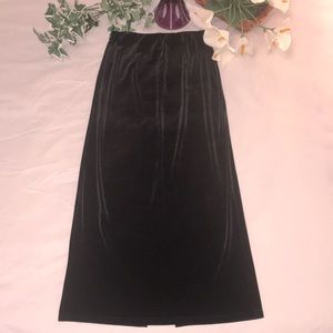 Long Velvet Skirt